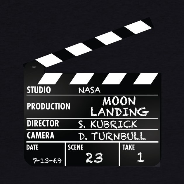 Moon Landing Clapperboard by EliseDesigns